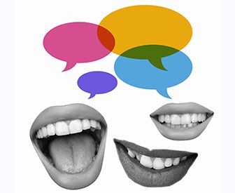 Banktastic focus groups on millennial business owners_image of mouths and speech bubbles